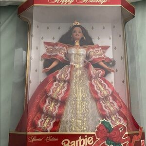 Special edition holiday barbie